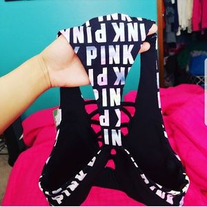 Pink ultimate sport bra S